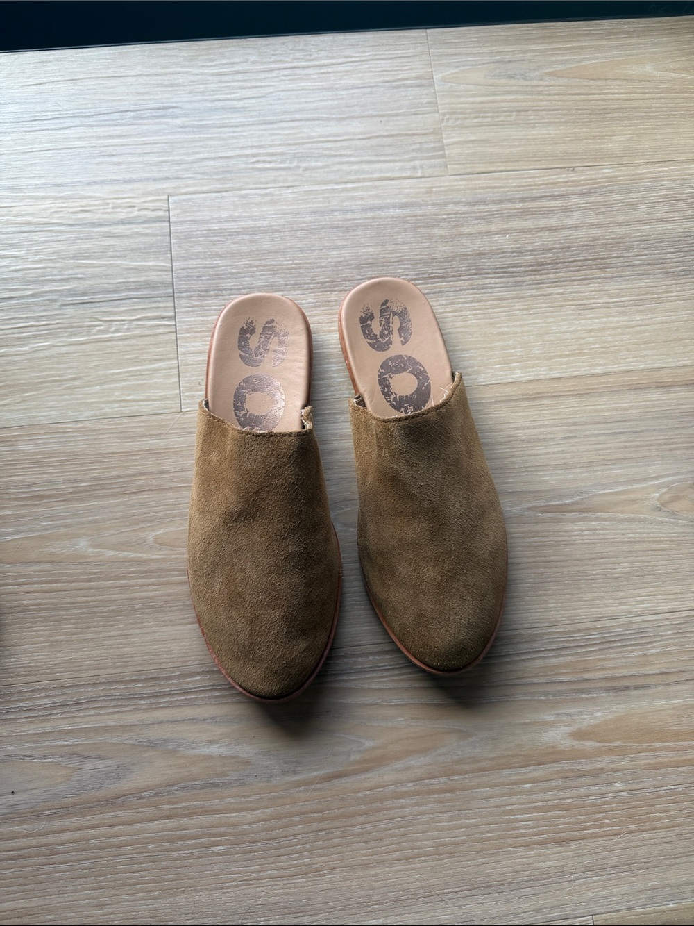 Sorel Slides Women's Brown Suede Slip-On Mules